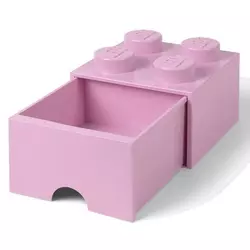 LEGO Úložný box 4 s šuplíkem svijetlo roza