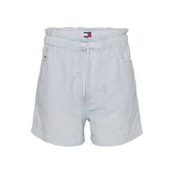Tommy Jeans Hlače modra/bela