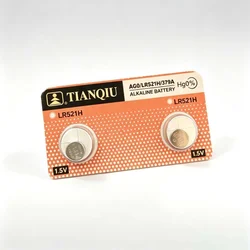 TIANQIU Alkalna Dugmasta Baterija AG0 LR521H 379A - 2 Kom