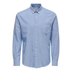 ONLY & SONS modra moška srajca Alvaro