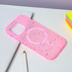 Maska za telefon Colorful Magsafe za iPhone 14 pro 6.1 roze