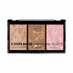Paleta za konturisanje lica 3 Steps Baked | Wibo | Kozmo
