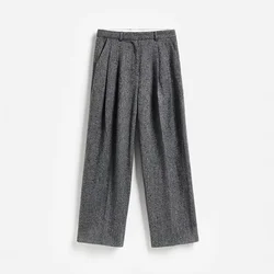 Reserved - Pantalone s mešavinom vune