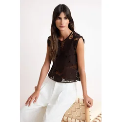 Trendyol Milla Ženska bluza, Braon
