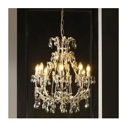 ONLI - Luster na lancu BOTTE 8xE14/6W/230V bela