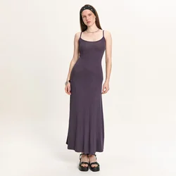 Cropp - Navadna maxi obleka - temno siva