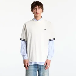Majice FRED PERRY Bold Tipped Tshirt Ecru M