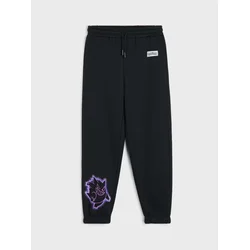 Sinsay - Donji deo trenerke loose jogger Pokémon - crno