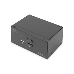 Digitus DS-12862 stikalo KVM Črna
