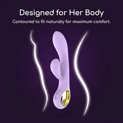 Premium zeka vibrator sa zlatnim prstenom CRNI