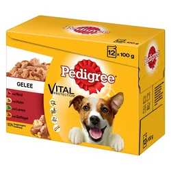 Pedigree Kesice Piletina, Govedina, Ćuretina i Jagnjetina u sosu 12x100 g - 1,2 kg
