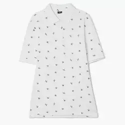 Cropp - Polo majica s printom - white