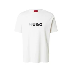HUGO Majica Dumeo 50557437 Écru Regular Fit
