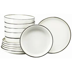 Creatable JEDILNI SERVIS Nordic Festive Creme