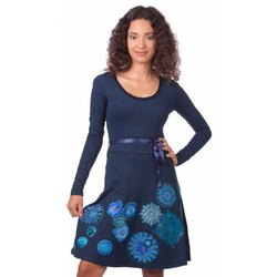 DESIGUAL ženska obleka (L), modra