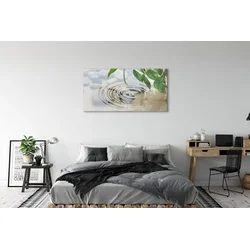 tulup.si Slika na akrilnem steklu Water drop splash 125x50 cm 4 obešalnika