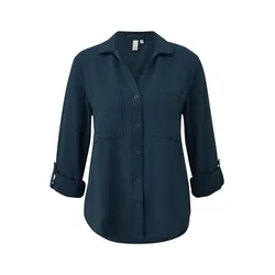 QS Bluza cijansko modra