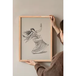 Dekorativna slika u okviru 50 x 70 cm