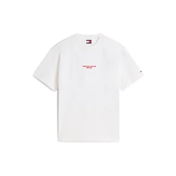 Tommy Jeans Majica SAILBOAT  modra / pastelno rumena / rdeča / bela