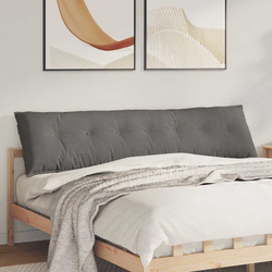 Jastuk za leđa Svijetlo siva 200 x 50 cm Kordura tekstil