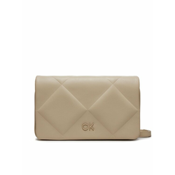 Ročna torba Calvin Klein Quilt K60K611759 Bež