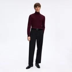 Reserved - Wide leg pantalone na crtu