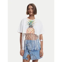 Desigual Majica mešane barve/bela