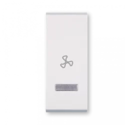Aling Taster 65425.0, ventilatora 1M sa indikacijom, Beli