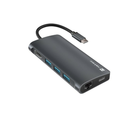 Natec fowler 2 v2, usb type-c 8-in-1 multi-port adapter ( NMP-2162 )