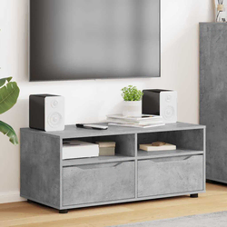TV ormar Betonski sivi 100 x 48 x 43 cm Konstruirano drvo