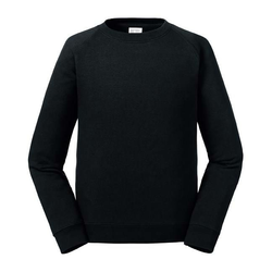 Black childrens sweatshirt Raglan - Authentic Russell