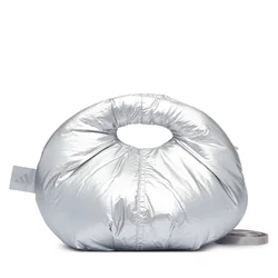 Ročna torba adidas Metal Small Bag KH4504 Srebrna