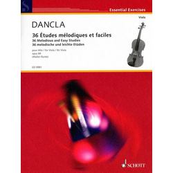 DANCLA:36 MELODIOUS AND EASY STUDIES OP.84 FOR viola