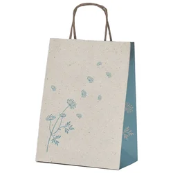 VREĆICE UKRASNE 26X36X12CM CARTA ERBA REX-SAUL SADOCH SDF26-302F BIJELA/PLAVA