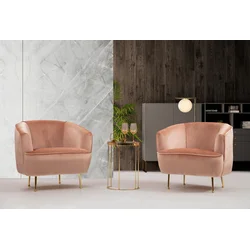 Atelier del Sofa Fotelja Piccoli 72x75x83cm Roze