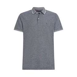 TOMMY HILFIGER Majica nočno modra/živo rdeča/bela
