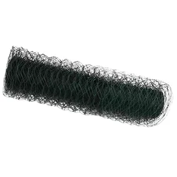 Vidaxl Šesterokotna ograja Zelena 0,5 x 50 m PVC