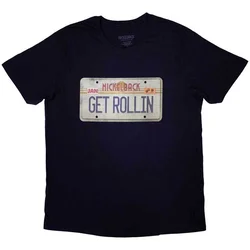 Nickelback License Plate Navy Blue XL Majica