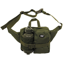 Waist Bag with Drinking Bottle , OD green