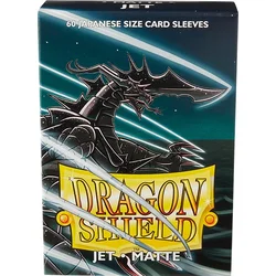 Dragon Shield 60 Japanese Size Sleeves - Jet Matte