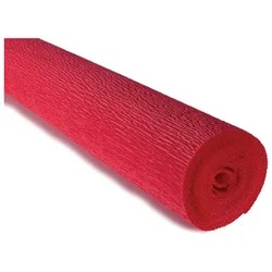 Papir krep 180g 50x250cm cartotecnica rossi 580 jarko crveni
