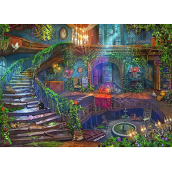 Ravensburger Puzzle Zapuščena mesta: Prazne hotelske sobe 1000 kosov