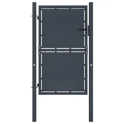 Vrtna vrata Čelik 100x200 cm Antracit