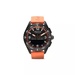 Alpina - AlpinerX smartwatch 45mm - men - Black-orange