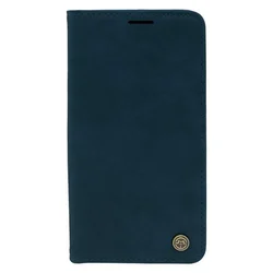 Maska za telefon LEATHER RETRO FLIP za Samsung S22, Plava