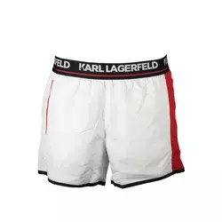 Karl Lagerfeld Muški kupaći KL21MBS04_87D62A1_BIANCOWHIT, Beli