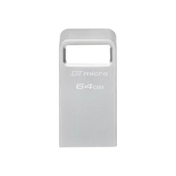 KINGSTON 64GB DataTraveler Micro, kovinski, USB 3.2 Gen 1, 200 MB/s