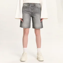 Cropp - Kratke hlače iz džinsa - light grey