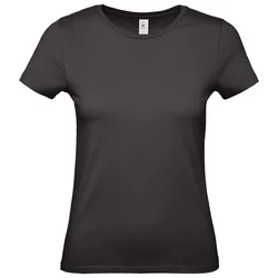 MAJICA KRATKI RUKAVI B&C #E190/WOMEN CRNA 2XL