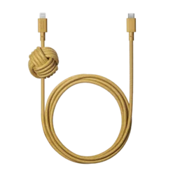 Native Native Union Night Cable (USB-C to Lightning), 3m, rumena